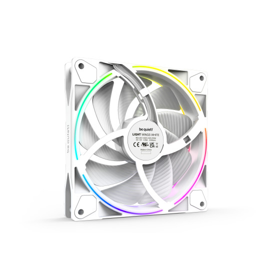 be quiet! Light Wings 140 mm PWM High Speed ARGB Triple Pack (blanc)