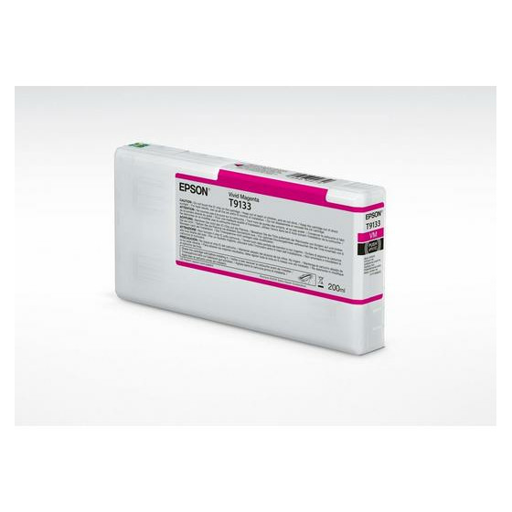 Cartouche d'encre Epson T9133 – Vivid Magenta 200ml (C13T91330N)