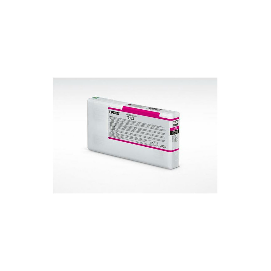 Cartouche d'encre Epson T9133 – Vivid Magenta 200ml (C13T91330N)