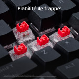 Clavier filaire gamer HyperX Alloy Rise 75 - AZERTY