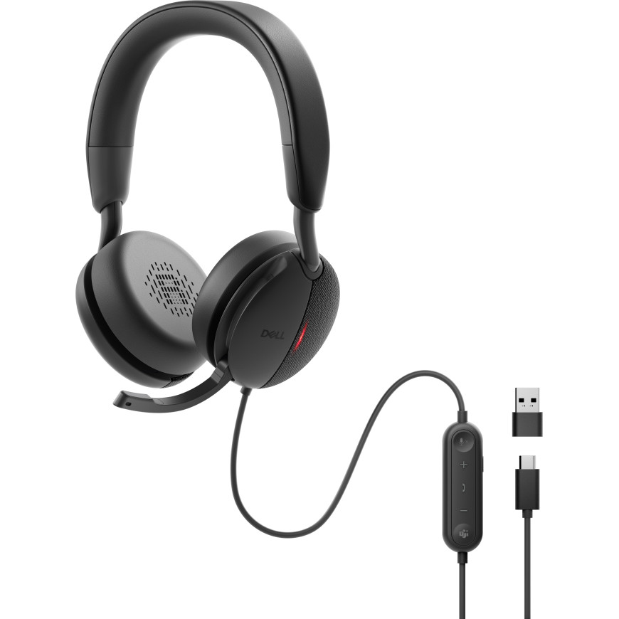 Casque filaire Dell Pro Plus à réduction active du bruit - WH5024