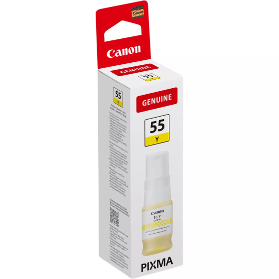 Bouteille d'encre jaune Canon GI-55Y