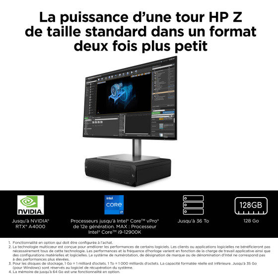 HP Z2 G9 SFF - NVIDIA® T400