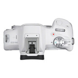 Appareil photo hybride Canon EOS R50, blanc + objectif RF-S 18-45mm F4.5-6.3 IS STM