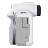 Appareil photo hybride Canon EOS R50, blanc + objectif RF-S 18-45mm F4.5-6.3 IS STM