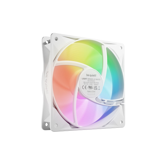 be quiet! Light Wings LX Reverse 120 mm PWM - Blanc