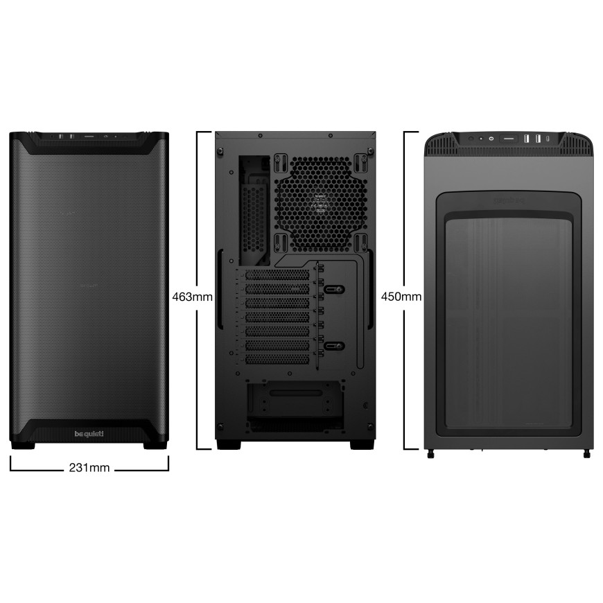 be quiet! Pure Base 501 Airflow - Noir
