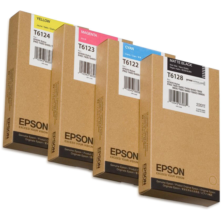 Cartouche d'encre Epson T61280N – noire mate 220 ml (C13T61280N)