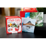 Coffret Canon Photo Cube incluant des cartouches d'encre PG-540 et CL-541 et du papier photo glacé Extra II PP-201 13 × 13 cm (4