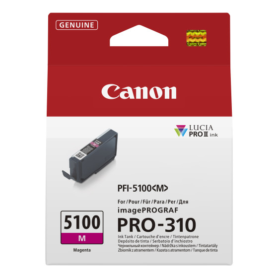 Cartouche d'encre magenta Canon PFI-5100M