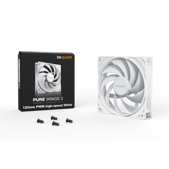 be quiet! Pure Wings 3 120mm PWM high-speed (Blanc)
