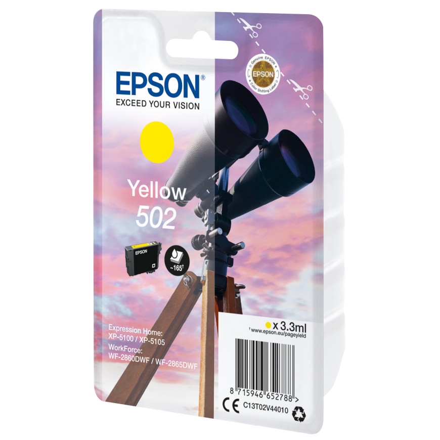 Epson 502 – Encre jaune standard (C13T02V44020)
