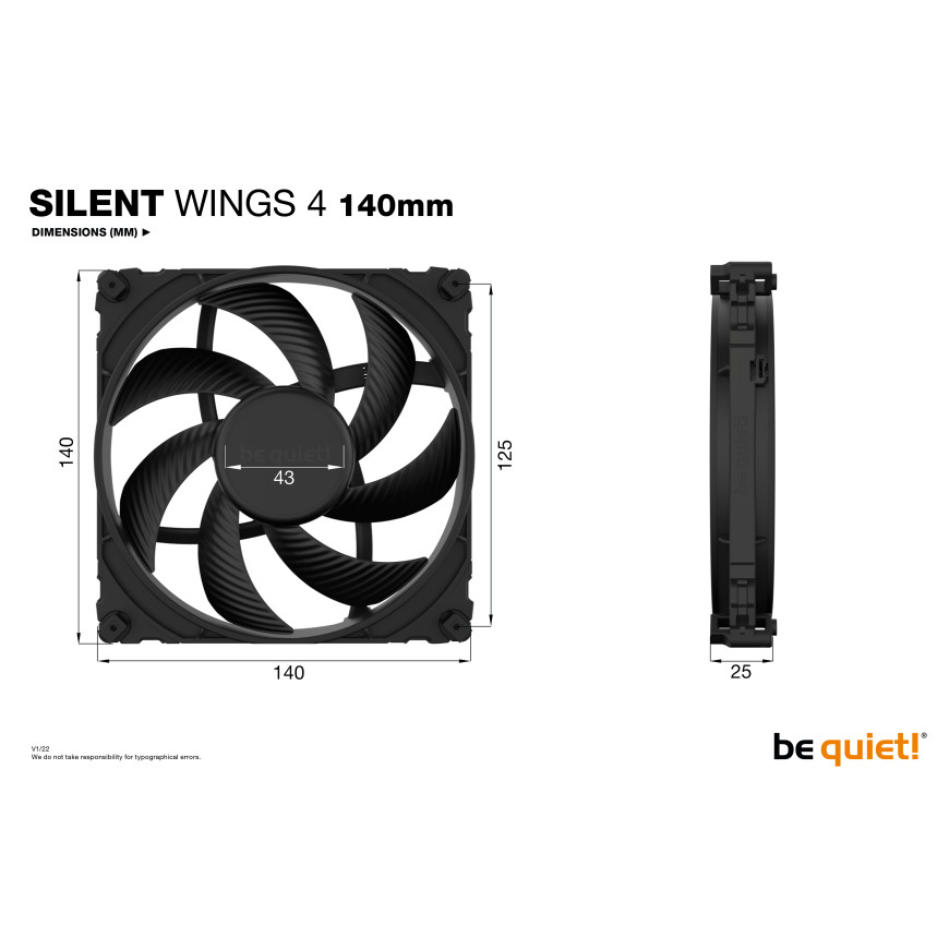 be quiet! Silent Wings 4 140mm