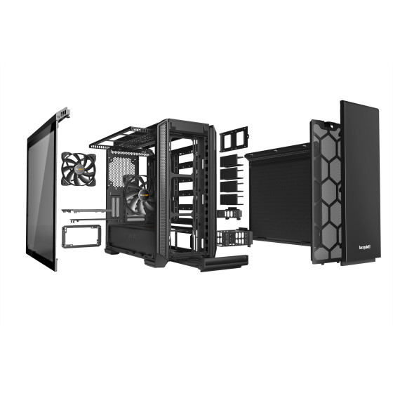 be quiet! Silent Base 601 Window (Noir)