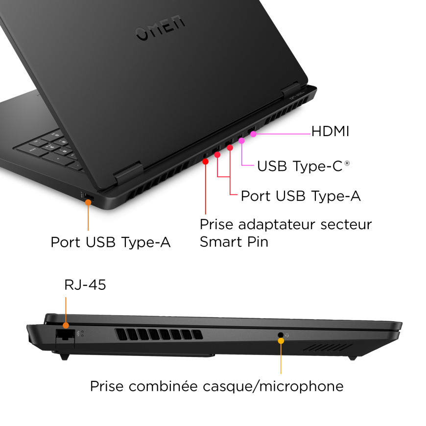 PC portable Gaming OMEN 17-db0108nf - NVIDIA® GeForce RTX™ 4060