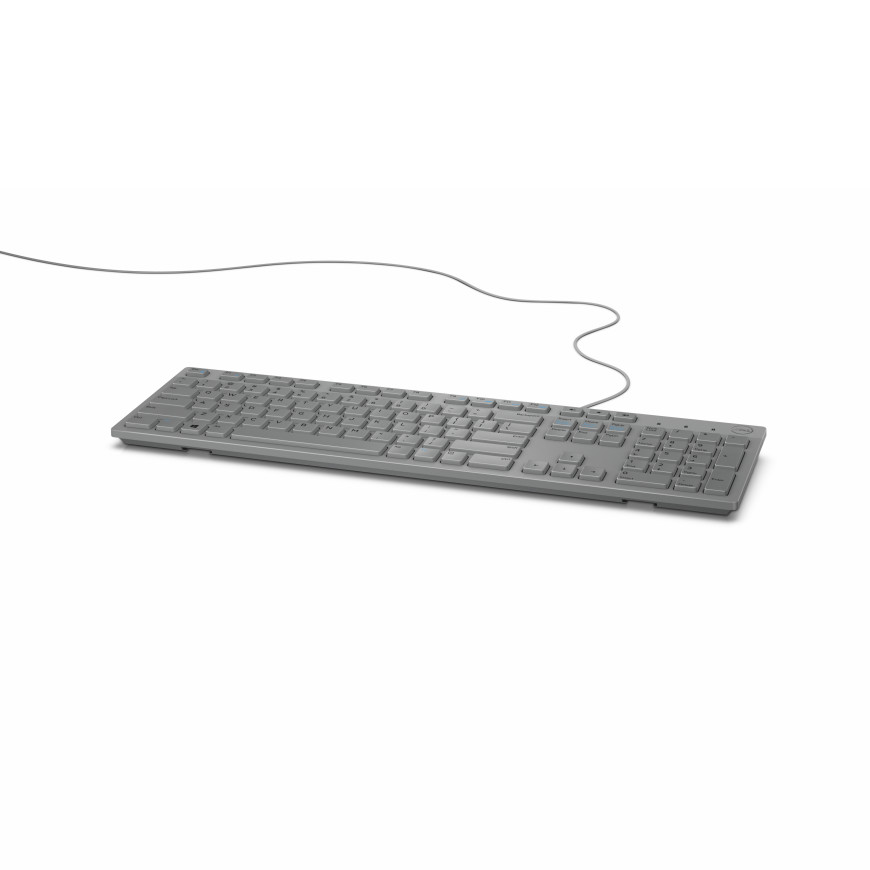 Clavier filaire Dell - KB216 - États-Unis international (QWERTY) - gris