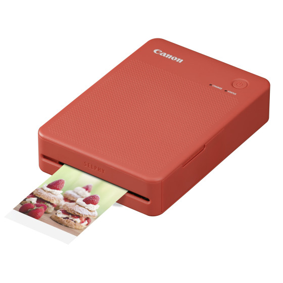 Imprimante photo couleur portable sans fil Canon SELPHY QX20, Rouge terracotta