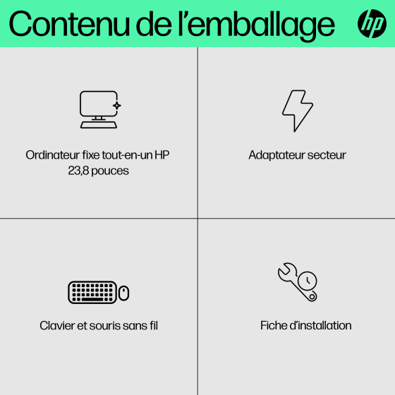 PC tout-en-un HP 24-cr0054nf