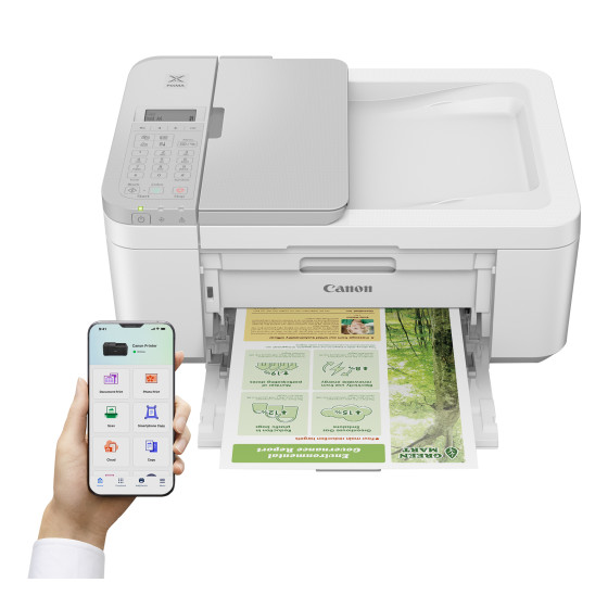 Imprimante multifonction Wi-Fi Canon PIXMA TR4756i, blanche