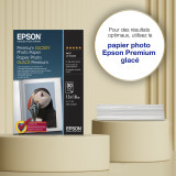 Epson Premium Glossy Photo Paper – Papier photo brillant 130 x 180 mm (C13S042154)