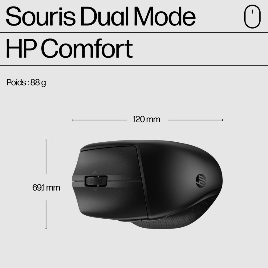 Souris mode duo HP 685 Comfort