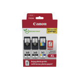 Paquet à prix réduit cartouches d'encre PG-560XL x2/CL-561XL + papier photo Canon