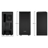 be quiet! Pure Base 600 (Noir/Argent)