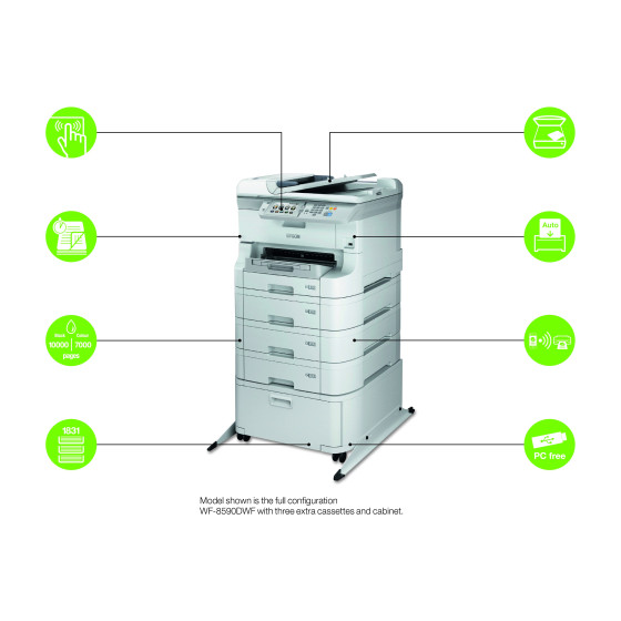 Epson T839 – Unité d'alimentation en encre Magenta XL (C13T839340)