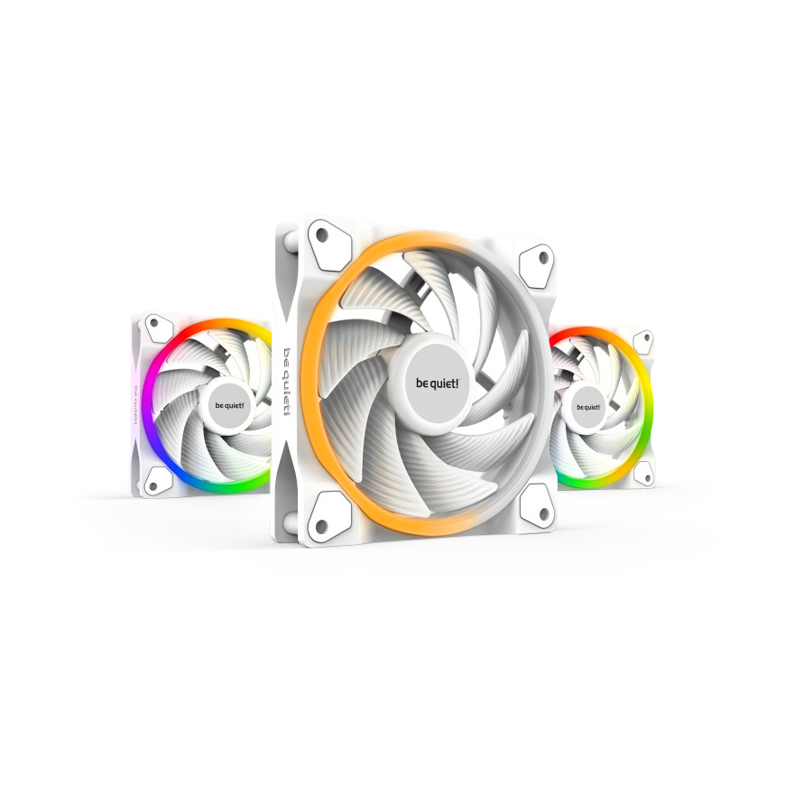 be quiet! Light Wings 120 mm PWM High Speed ARGB Triple Pack (blanc)