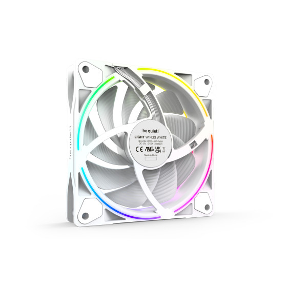 be quiet! Light Wings 120 mm PWM High Speed ARGB Triple Pack (blanc)