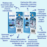 Cartouche d'encre Epson 27 DURABrite Ultra Ink – couleur cyan (C13T27024012)