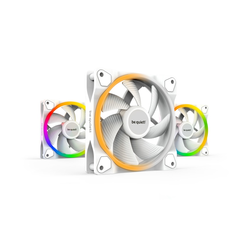 be quiet! Light Wings 120 mm PWM ARGB Triple Pack (blanc)