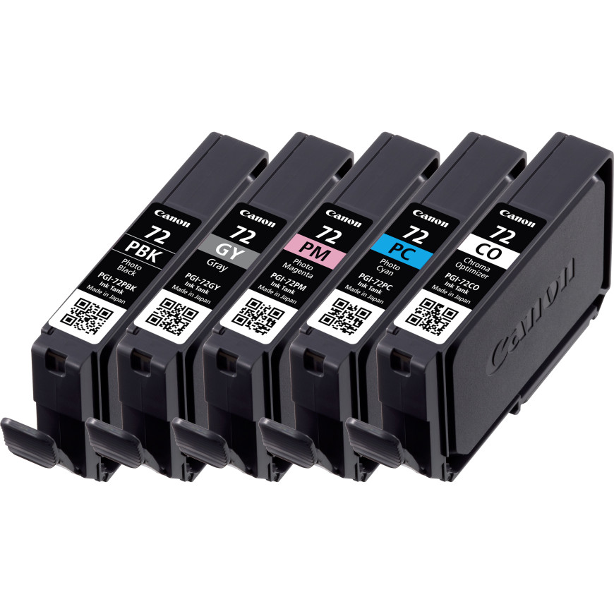 Multipack de cartouches d'encre Canon PGI-72 PBK/GY/PM/PC/CO 5