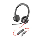Micro-casque HP Poly Blackwire 8225 stéréo USB-C + adaptateur USB-C/A