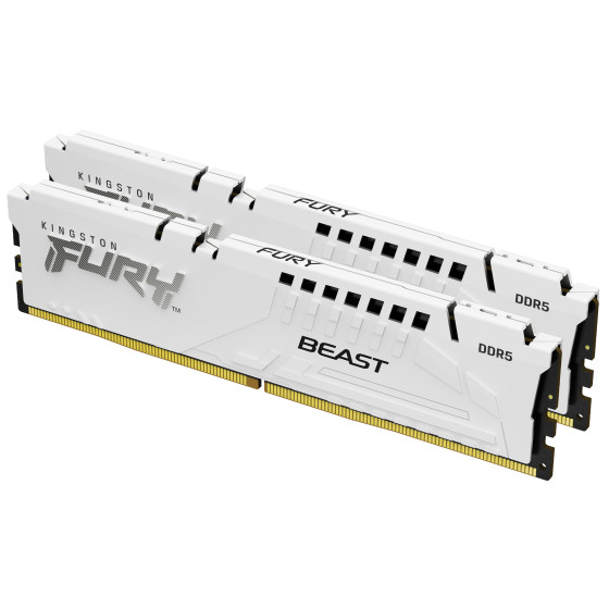 Kingston FURY Beast 64 Go (2 x 32 Go) DDR5 6400 MHz CL32 - Blanc