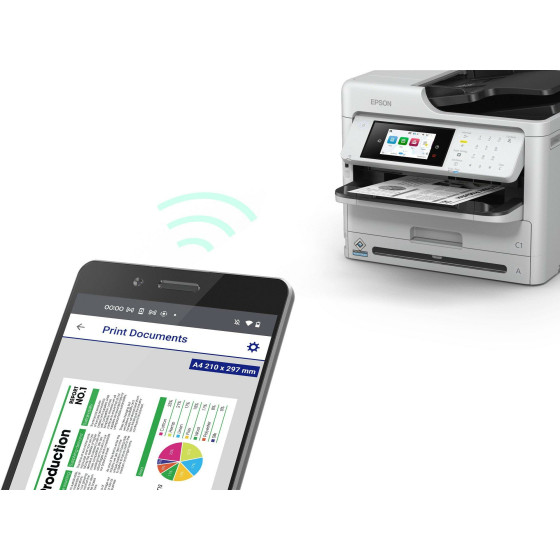 Imprimante multifonction Epson WorkForce Pro WF-M5899DWF – professionnelle monochrome (C11CK76402)