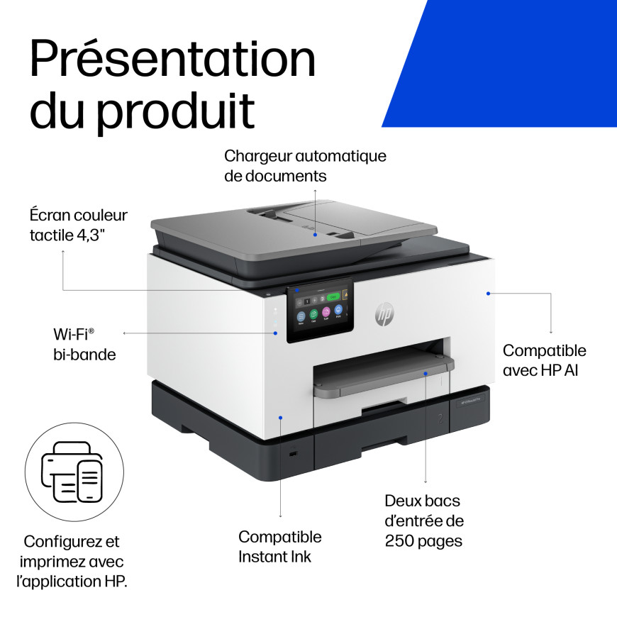 Imprimante Tout-en-un HP OfficeJet Pro 9135e