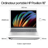 PC portable HP Pavilion 16-af0019nf - Ecran OLED 120Hz