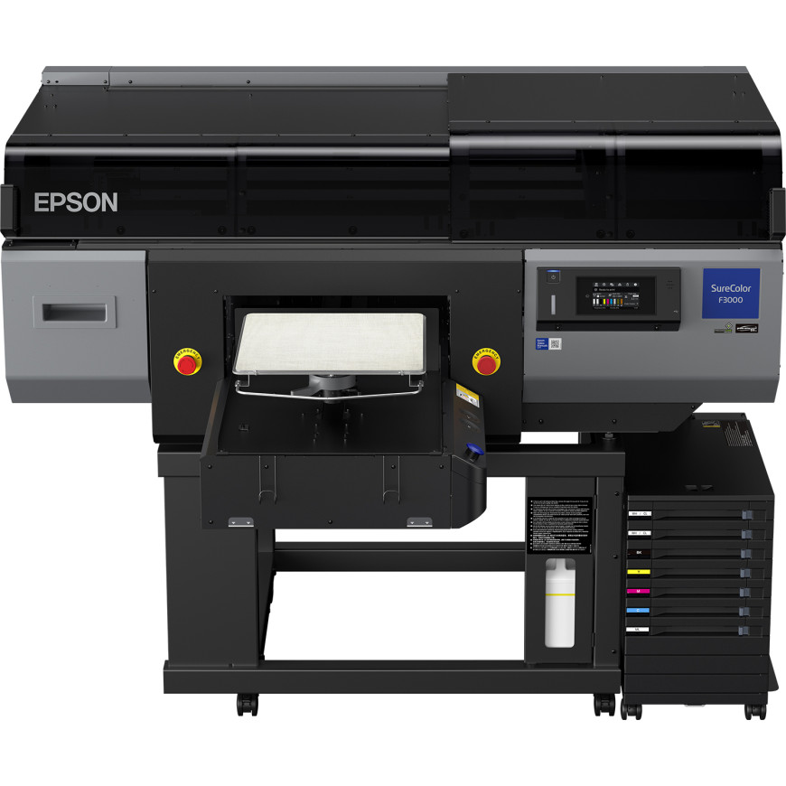 Imprimante Epson SureColor SC-F3000 – directe sur textile DTG (C11CH74301A0)