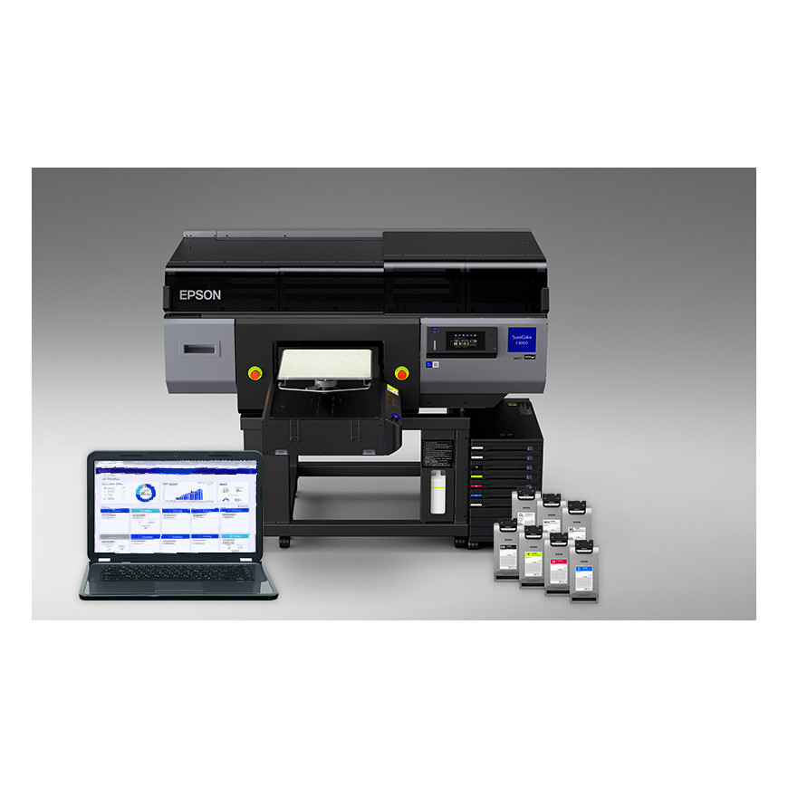 Imprimante Epson SureColor SC-F3000 – directe sur textile DTG (C11CH74301A0)