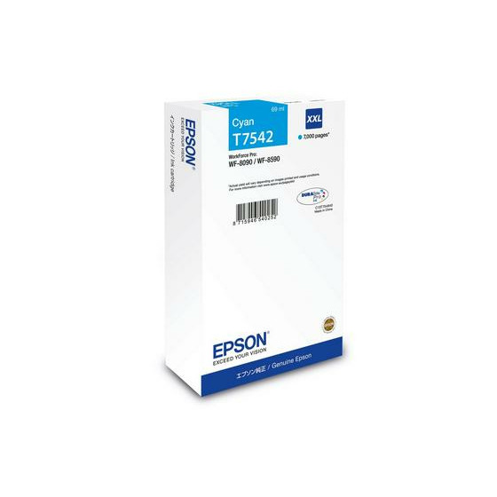 Cartouche d'encre Epson WF-8090 / WF-8590 – DURABrite™ Pro Cyan XXL (C13T75424N)