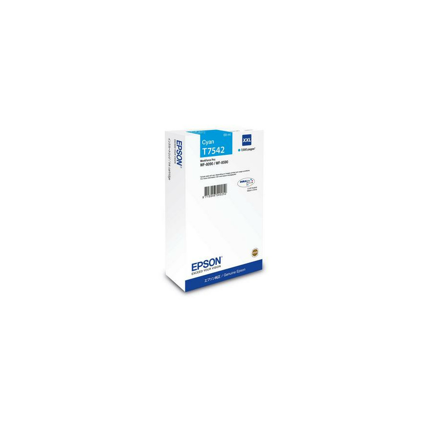 Cartouche d'encre Epson WF-8090 / WF-8590 – DURABrite™ Pro Cyan XXL (C13T75424N)