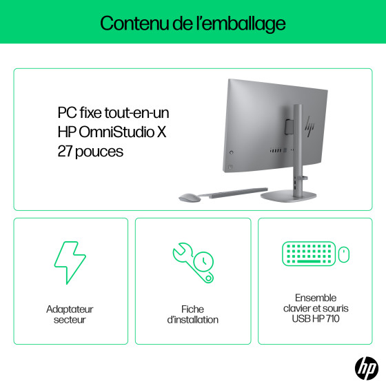 PC tout-en-un HP OmniStudio X 27-cs0002nf