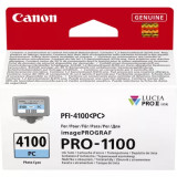 Cartouche d'encre photo cyan Canon PFI-4100PC