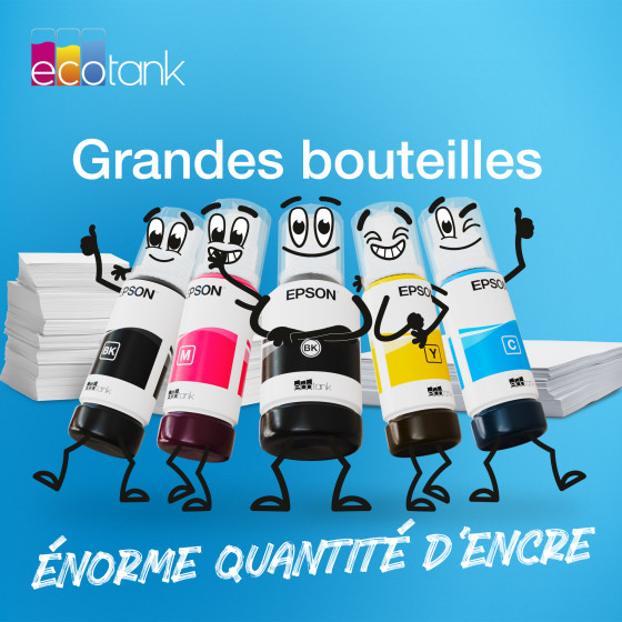 Bouteille d’encre Epson 105 – pigmentaire noire EcoTank (C13T00Q140)