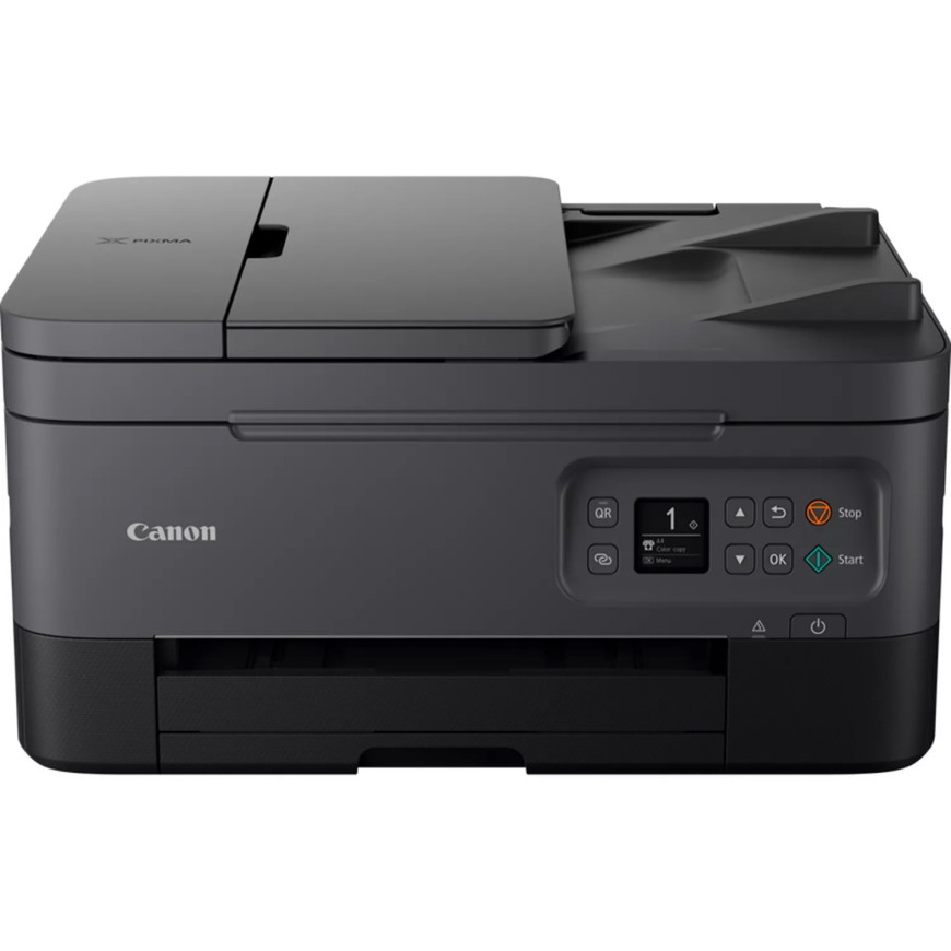 Imprimante photo jet d'encre couleur 3-en-1 sans fil Canon PIXMA TS7450i, noire