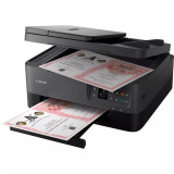 Imprimante photo jet d'encre couleur 3-en-1 sans fil Canon PIXMA TS7450i, noire
