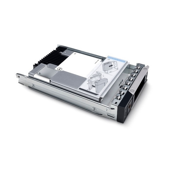 Dell 1.92To SSD SAS 24Gbit/s ISE RE 512e 2.5pouces dans 3.5pouces Support Hybride 1WPD