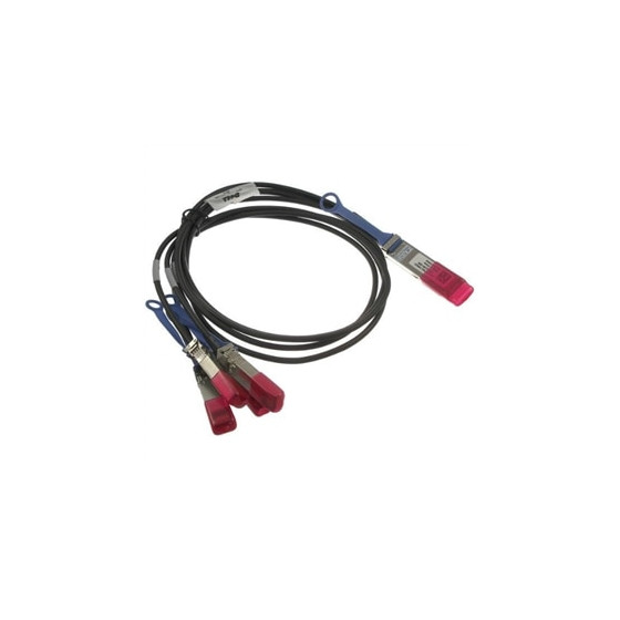 Dell réseau câble, 100GbE QSFP28 à 4xSFP28 Passif Direct Raccordement Breakout câble - 2 Metres