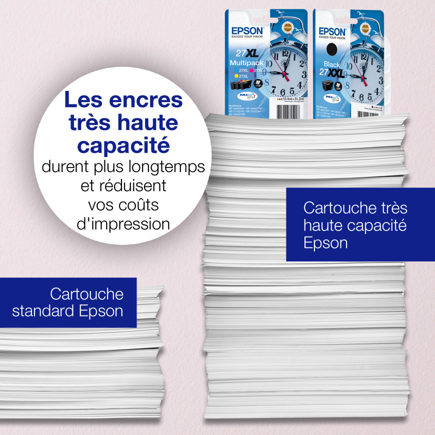 Epson Singlepack Black 27XXL – Encre DURABrite Ultra (C13T27914012)